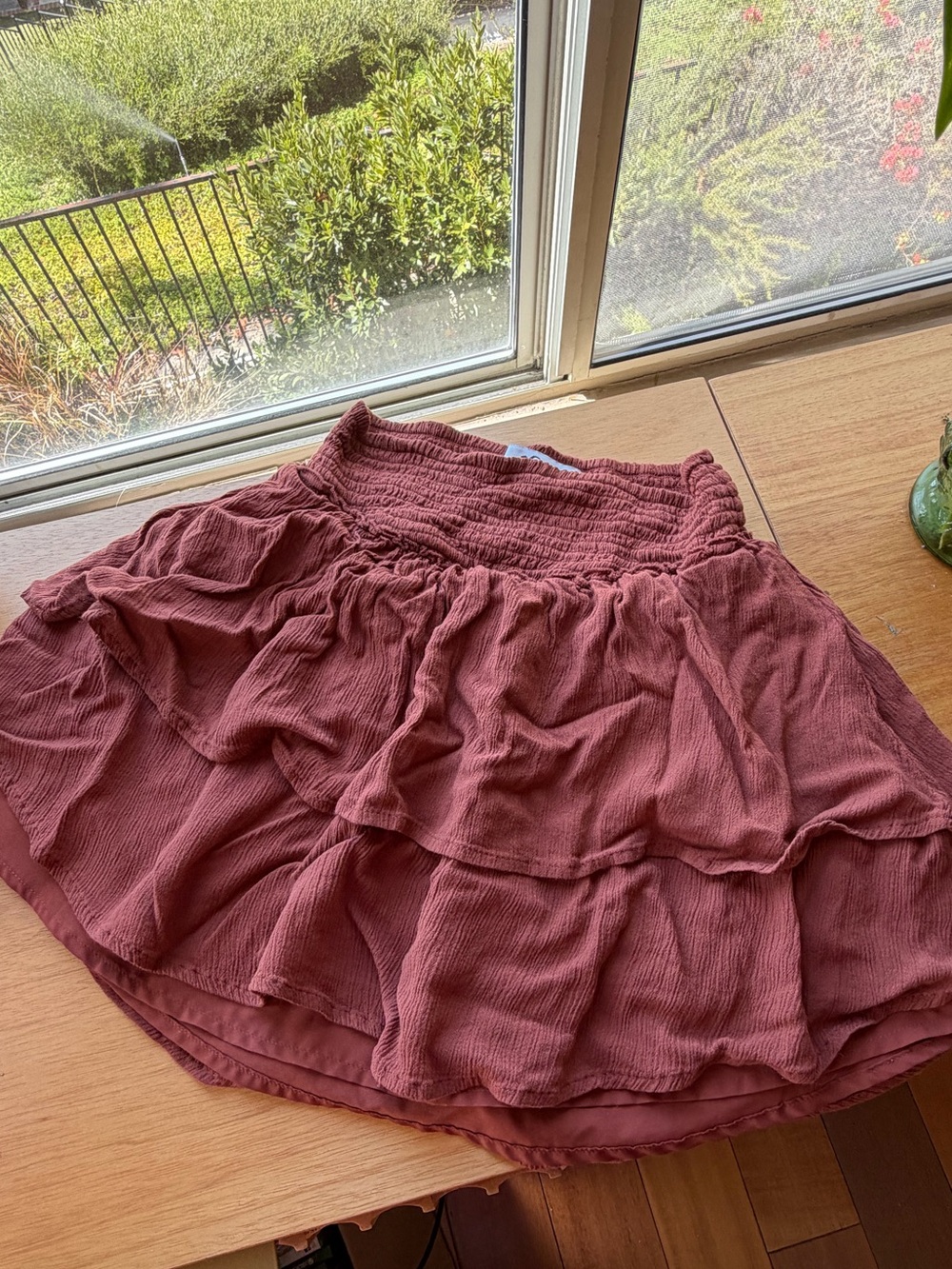 Hollister Tiered Ruffle Mini Skirt